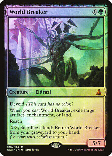 FOIL World Breaker ~ Oath of the Gatewatch [ Excellent ] [ Magic MTG ] - London Magic Traders Limited