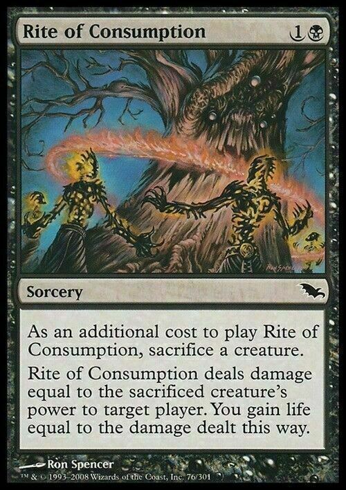 Rite of Consumption ~ Shadowmoor [ Excellent ] [ Magic MTG ] - London Magic Traders Limited