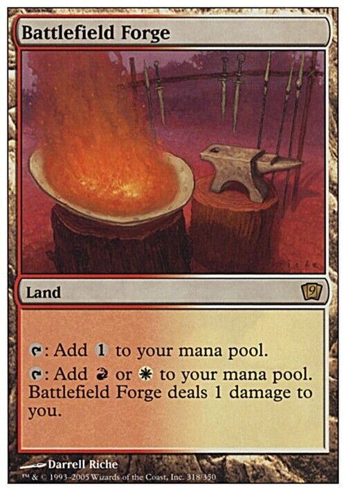 Battlefield Forge ~ Ninth Edition [ Excellent ] [ Magic MTG ] - London Magic Traders Limited