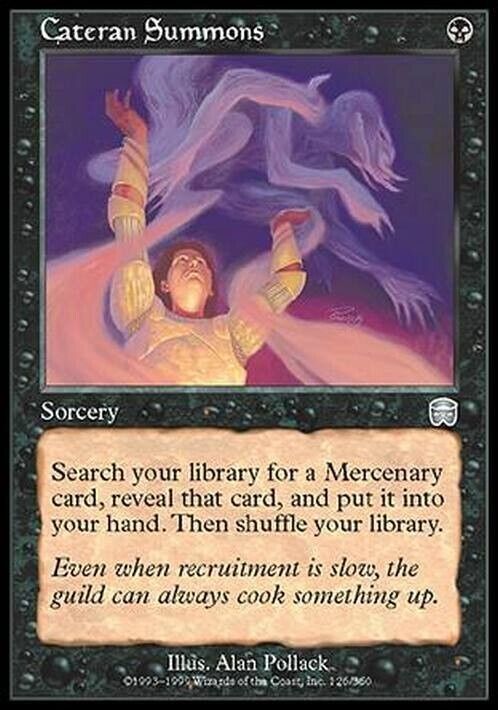 Cateran Summons ~ Mercadian Masques [ Excellent ] [ Magic MTG ] - London Magic Traders Limited