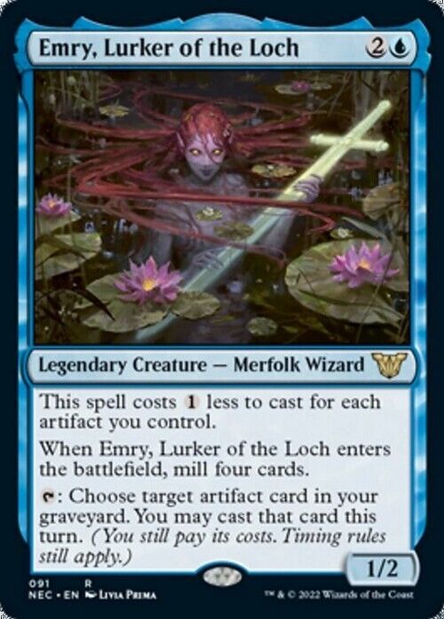 Emry, Lurker of the Loch ~ Commander: Kamigawa: Neon Dynasty [ NM ] [ MTG ] - London Magic Traders Limited