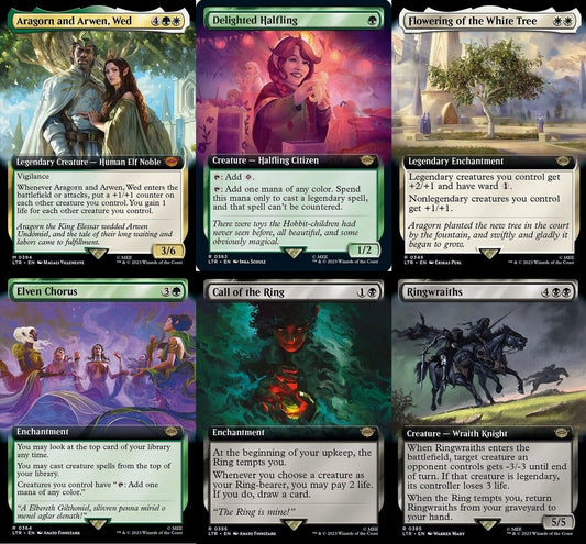 Choose your BORDERLESS / Extended ~ The Lord of the Rings [ NM ] [ Magic MTG ] - London Magic Traders Limited
