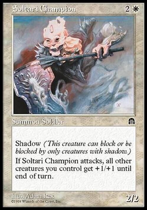 Soltari Champion ~ Stronghold [ Excellent ] [ Magic MTG ] - London Magic Traders Limited