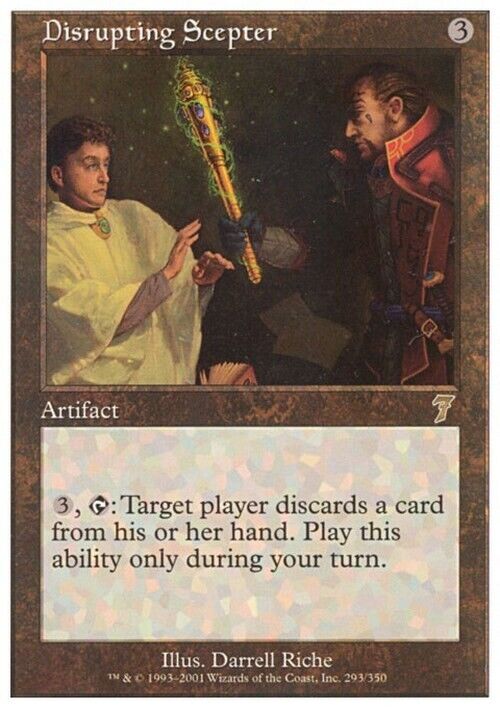 Disrupting Scepter ~ Seventh Edition [ Excellent ] [ Magic MTG ] - London Magic Traders Limited