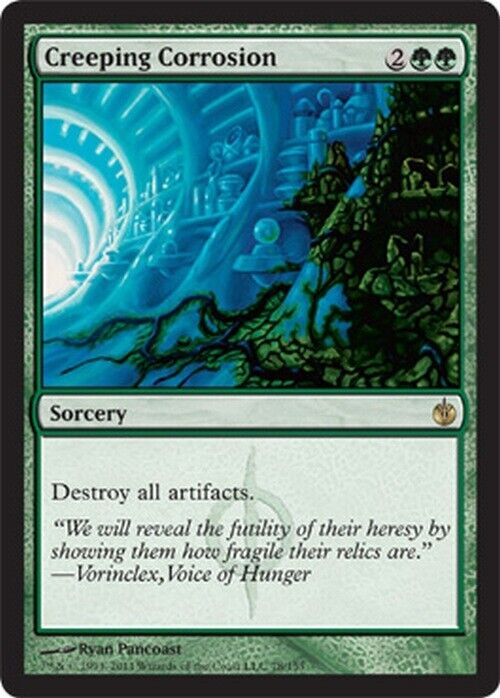 Creeping Corrosion ~ Mirrodin Besieged [ Excellent ] [ Magic MTG ] - London Magic Traders Limited