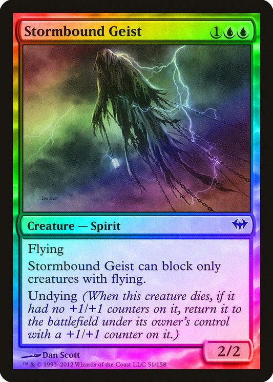 FOIL Stormbound Geist ~ Dark Ascension [ Excellent ] [ Magic MTG ] - London Magic Traders Limited