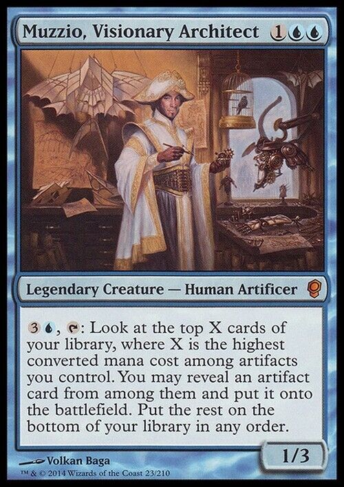 Muzzio, Visionary Architect ~ Conspiracy [ Excellent ] [ Magic MTG ] - London Magic Traders Limited