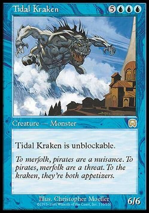 Tidal Kraken ~ Mercadian Masques [ Excellent ] [ Magic MTG ] - London Magic Traders Limited