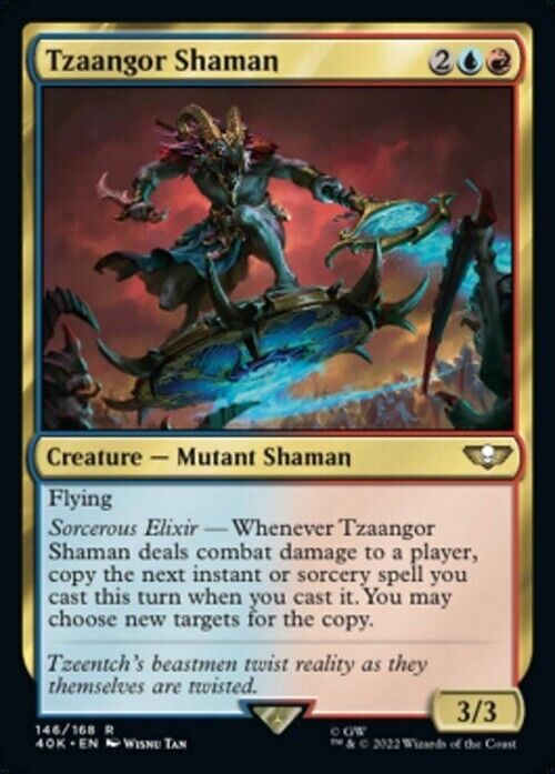 Tzaangor Shaman ~ Commander: Warhammer 40,000 [ NearMint ] [ Magic MTG ] - London Magic Traders Limited