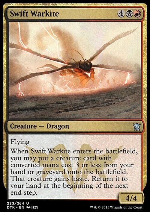 Swift Warkite ~ Dragons of Tarkir [ Excellent ] [ Magic MTG ] - London Magic Traders Limited