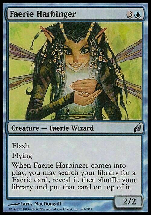 Faerie Harbinger ~ Lorwyn [ NearMint ] [ Magic MTG ] - London Magic Traders Limited