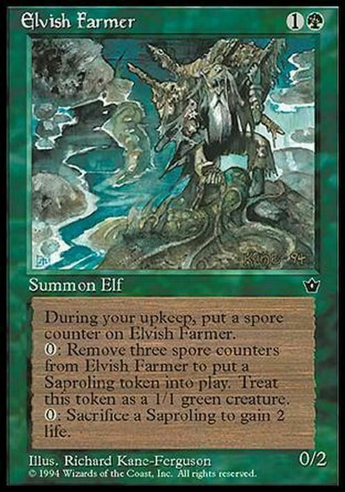 Elvish Farmer ~ Fallen Empires [ Moderately Played ] [ Magic MTG ] - London Magic Traders Limited