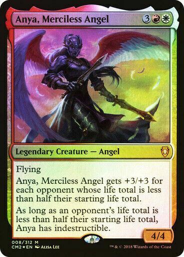 FOIL Anya, Merciless Angel ~ Commander Anthology 2018 [ Excellent ] [ MTG ] - London Magic Traders Limited