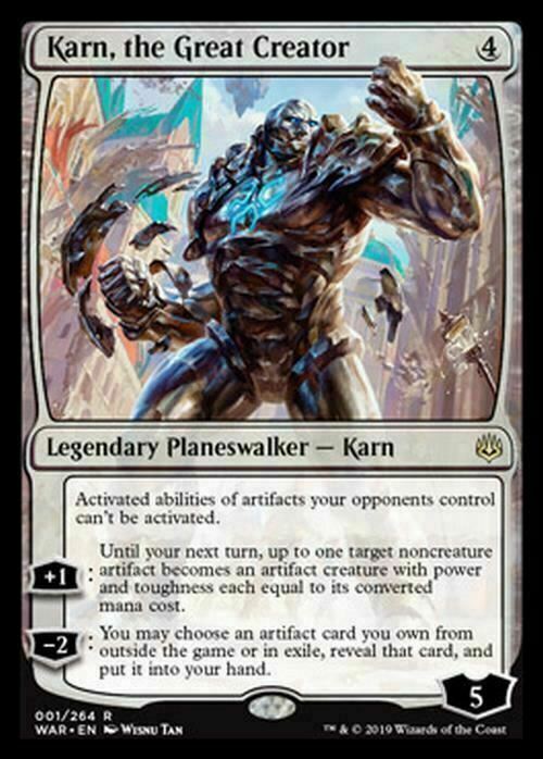 Karn, the Great Creator ~ War of the Spark [ Excellent ] [ Magic MTG ] - London Magic Traders Limited