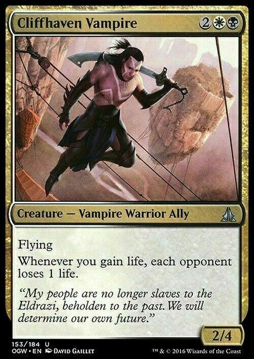 Cliffhaven Vampire ~ Oath of the Gatewatch [ Excellent ] [ Magic MTG ] - London Magic Traders Limited