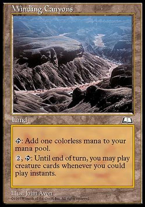 Winding Canyons ~ Weatherlight [ Excellent+ ] [ Magic MTG ] - London Magic Traders Limited