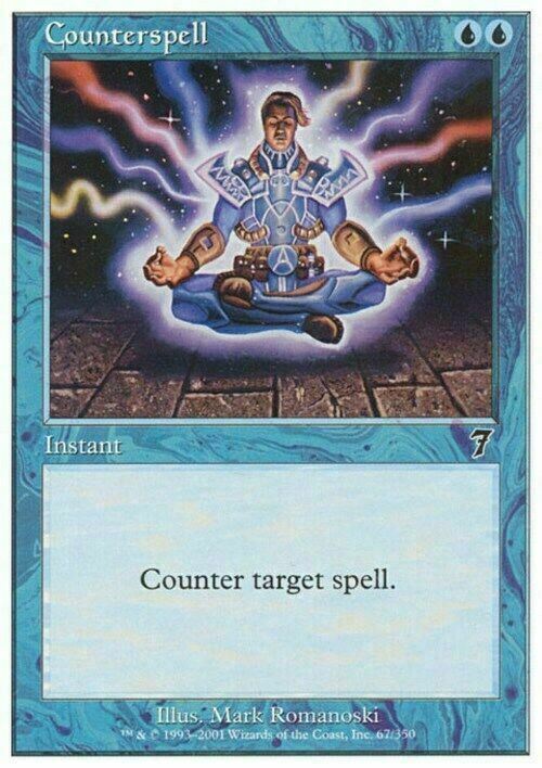 Counterspell ~ Seventh Edition [ MODERATELY PLAYED ] [ Magic MTG ] - London Magic Traders Limited