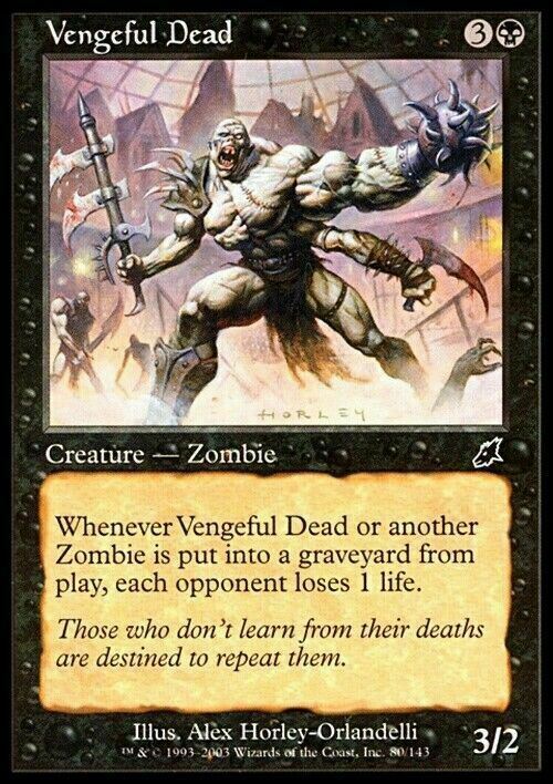 Vengeful Dead ~ Scourge [ MODERATELY PLAYED ] [ Magic MTG ] - London Magic Traders Limited
