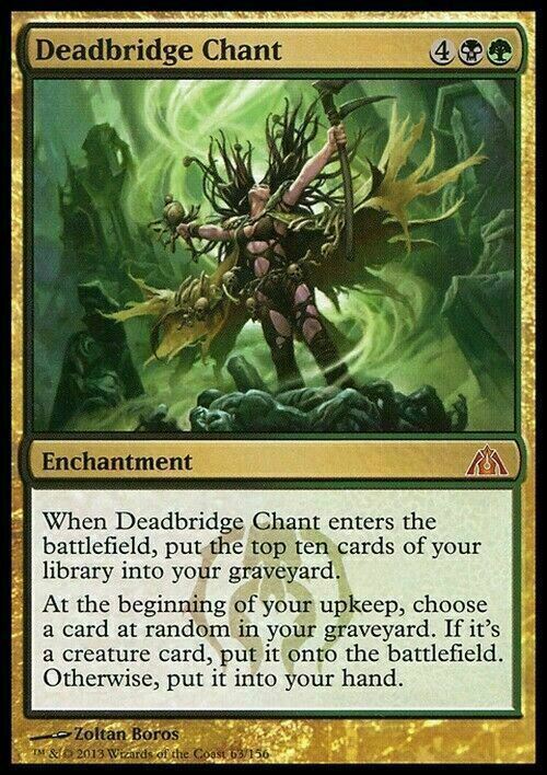 Deadbridge Chant ~ Dragon's Maze [ MODERATELY PLAYED ] [ Magic MTG ] - London Magic Traders Limited