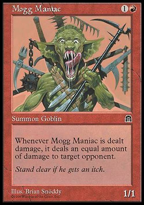 Mogg Maniac ~ Stronghold [ Excellent ] [ Magic MTG ] - London Magic Traders Limited