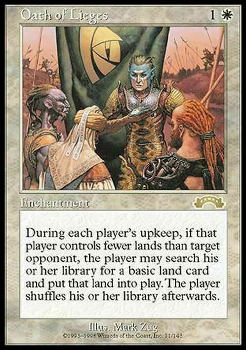 Oath of Lieges ~ Exodus [ Excellent ] [ Magic MTG ] - London Magic Traders Limited
