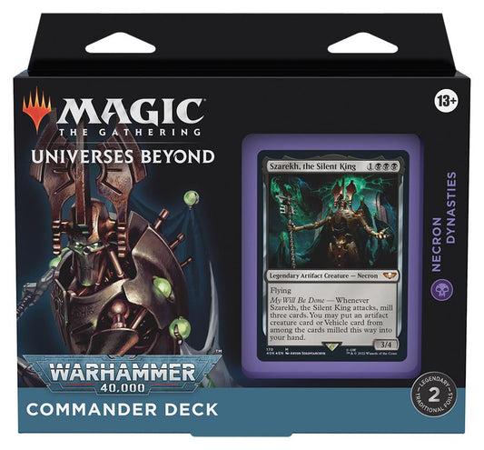 Necron Dynasties Deck ~ Commander: Warhammer 40,000 ~ MTG Sealed - London Magic Traders Limited