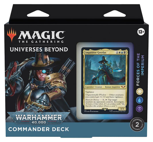 Forces of the Imperium Deck ~ Commander: Warhammer 40,000 ~ MTG Sealed - London Magic Traders Limited