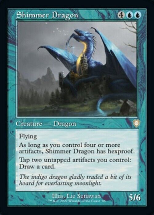 Shimmer Dragon ~ Commander: The Brothers' War [ NearMint ] [ Magic MTG ] - London Magic Traders Limited