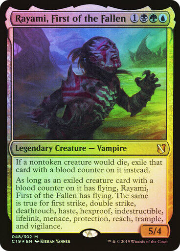 FOIL Rayami, First of the Fallen ~ Commander 2019 [ Excellent ] [ Magic MTG ] - London Magic Traders Limited