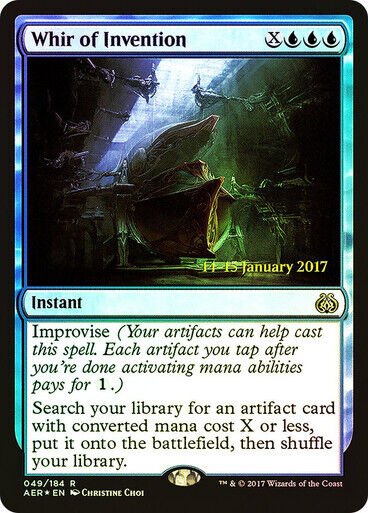 FOIL Whir of Invention ~ Prerelease Aether Revolt [ NearMint ] [ Magic MTG ] - London Magic Traders Limited