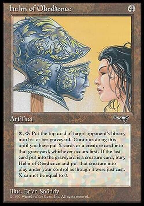 Helm of Obedience ~ Alliances [ Excellent ] [ Magic MTG ] - London Magic Traders Limited