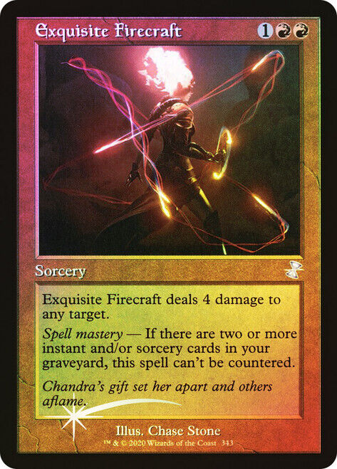 FOIL Exquisite Firecraft ~ Time Spiral Remastered [ NearMint ] [ Magic MTG ] - London Magic Traders Limited