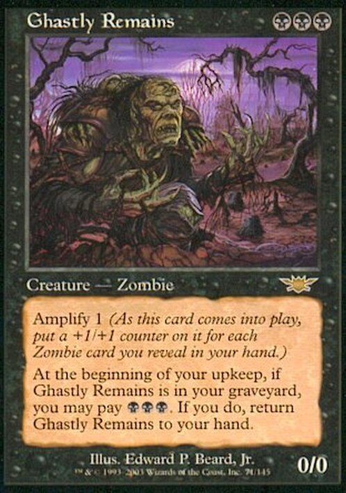 Ghastly Remains ~ Legions [ Excellent ] [ Magic MTG ] - London Magic Traders Limited