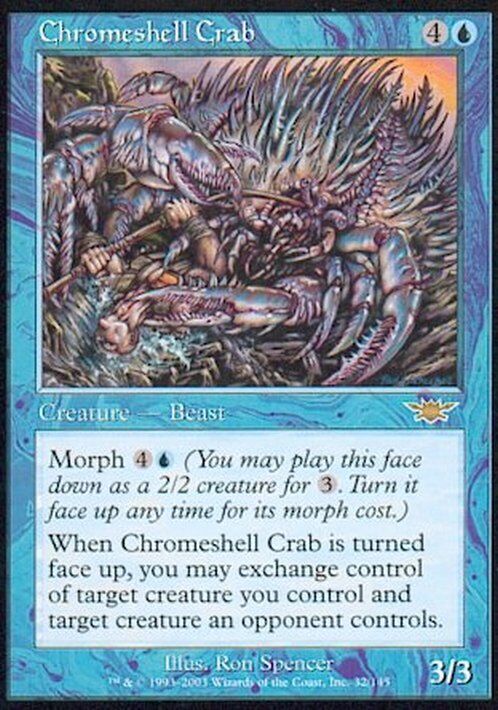 Chromeshell Crab ~ Legions [ Excellent ] [ Magic MTG ] - London Magic Traders Limited