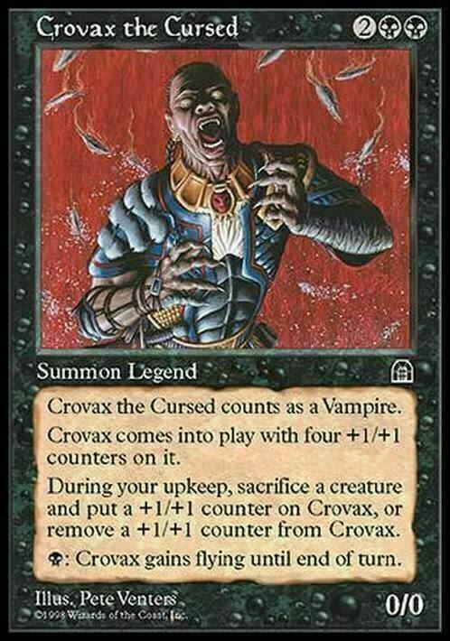 Crovax the Cursed ~ Stronghold [ MODERATELY PLAYED ] [ Magic MTG ] - London Magic Traders Limited