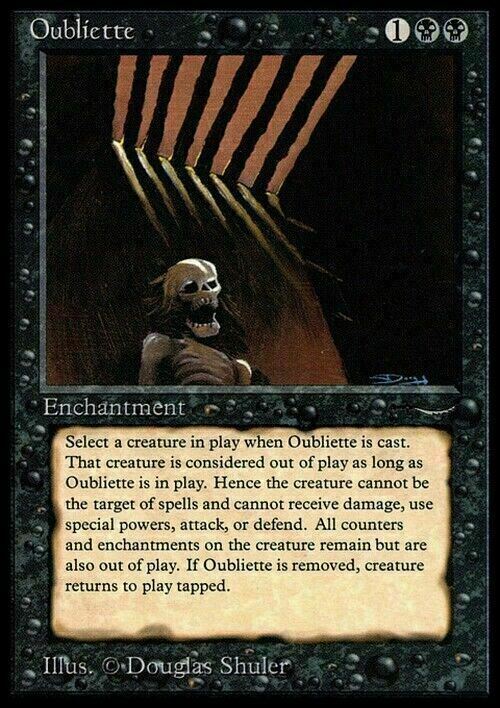 Oubliette (Version 2) ~ Arabian Nights [ Excellent+ ] [ Magic MTG ] - London Magic Traders Limited