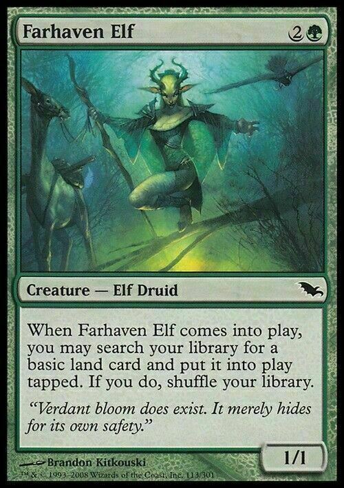 Farhaven Elf ~ Shadowmoor [ Excellent ] [ Magic MTG ] - London Magic Traders Limited