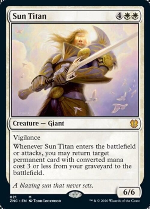 Sun Titan ~ Commander: Zendikar Rising [ NearMint ] [ Magic MTG ] - London Magic Traders Limited