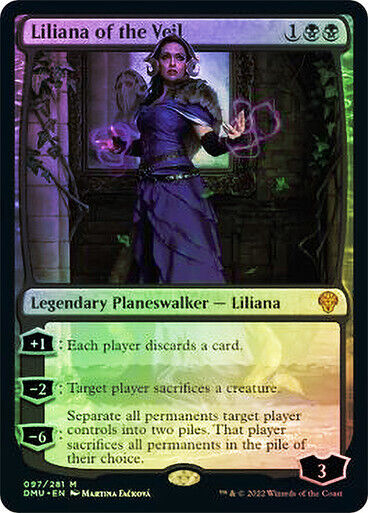 FOIL Liliana of the Veil ~ Dominaria United [ NearMint ] [ Magic MTG ] - London Magic Traders Limited