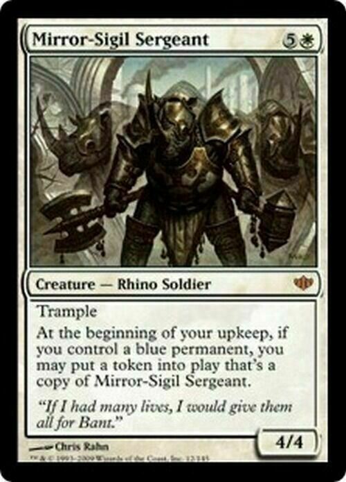 Mirror Sigil Sergeant ~ Conflux [ Excellent+ ] [ Magic MTG ] - London Magic Traders Limited