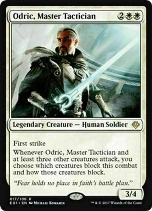 Odric, Master Tactician ~ Archenemy: Nicol Bolas [ NearMint ] [ Magic MTG ] - London Magic Traders Limited