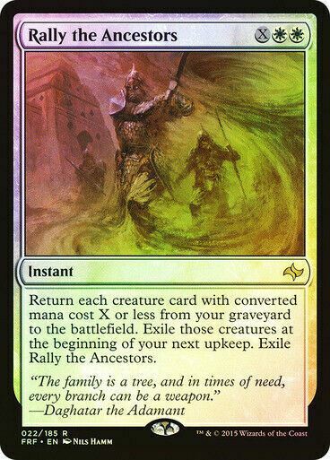 FOIL Rally the Ancestors ~ Fate Reforged [ Excellent ] [ Magic MTG ] - London Magic Traders Limited