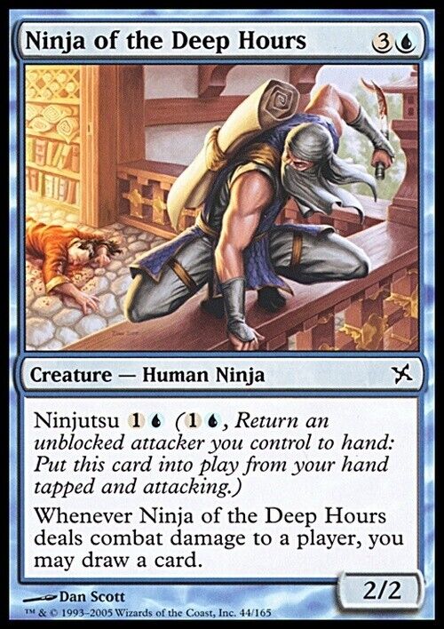 Ninja of the Deep Hours ~ Betrayers of Kamigawa [ Excellent ] [ Magic MTG ] - London Magic Traders Limited
