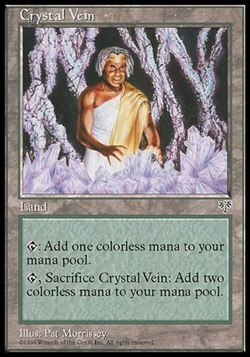 Crystal Vein ~ Mirage [ Excellent ] [ Magic MTG ] - London Magic Traders Limited