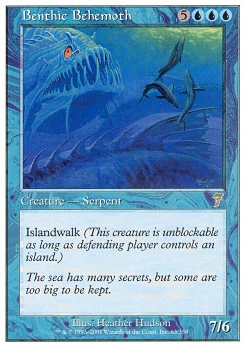 Benthic Behemoth ~ Seventh Edition [ Excellent ] [ Magic MTG ] - London Magic Traders Limited