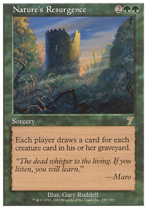 Nature's Resurgence ~ Seventh Edition [ Excellent ] [ Magic MTG ] - London Magic Traders Limited