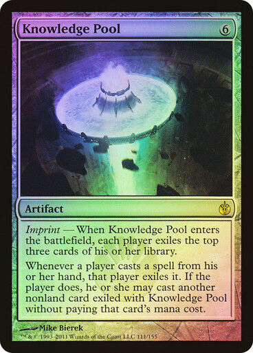 FOIL Knowledge Pool ~ Mirrodin Besieged [ MODERATELY PLAYED ] [ Magic MTG ] - London Magic Traders Limited