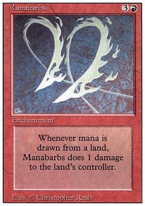 Manabarbs ~ Revised [ Excellent ] [ Magic MTG ] - London Magic Traders Limited