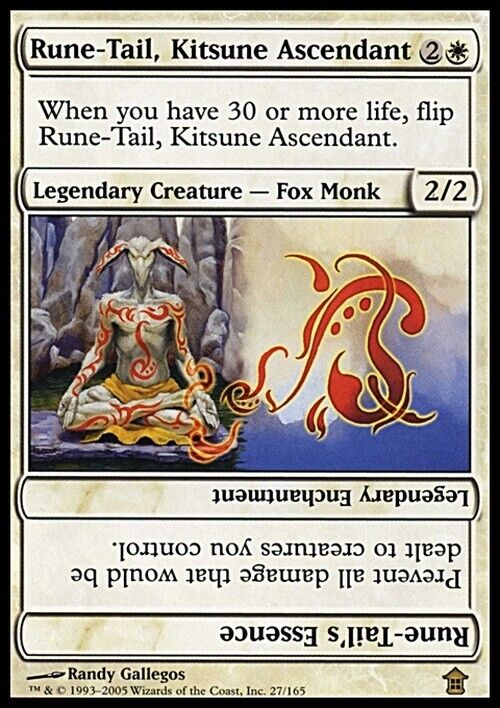 Rune-Tail, Kitsune Ascendant ~ Saviors of Kamigawa [ Excellent ] [ Magic MTG ] - London Magic Traders Limited