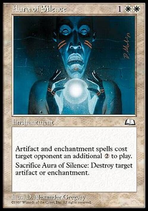 Aura of Silence ~ Weatherlight [ Excellent ] [ Magic MTG ] - London Magic Traders Limited